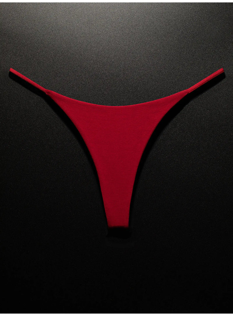 Low Waist Cotton Thong Women Panties Sexy Briefs T-back Bikini Underwear Seamless G String Sports Female Lingerie Size S-XXL