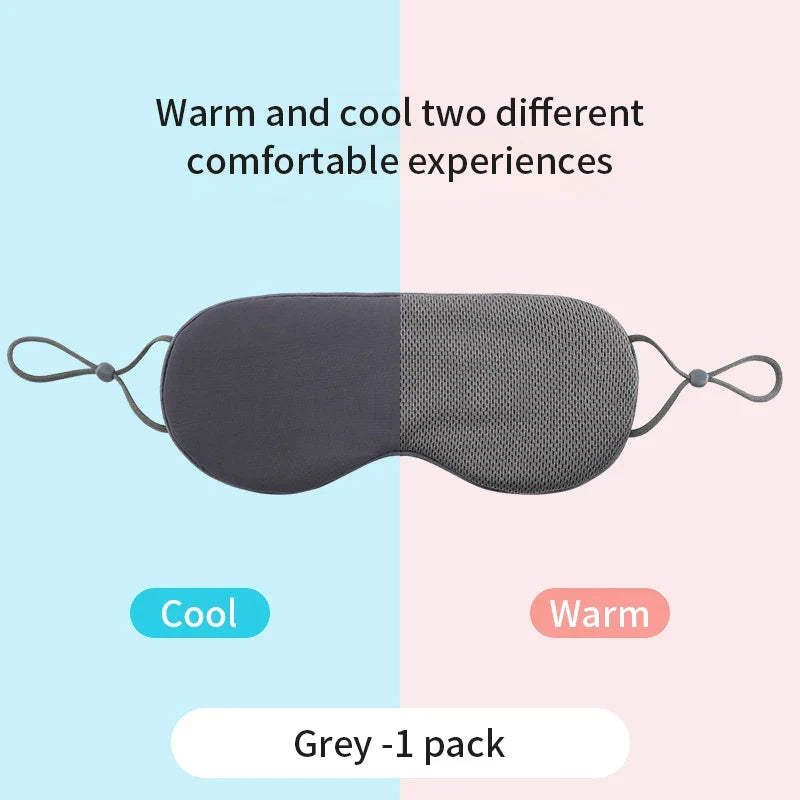Korean Style Ice Silk Dual-Use Travel Eye Mask