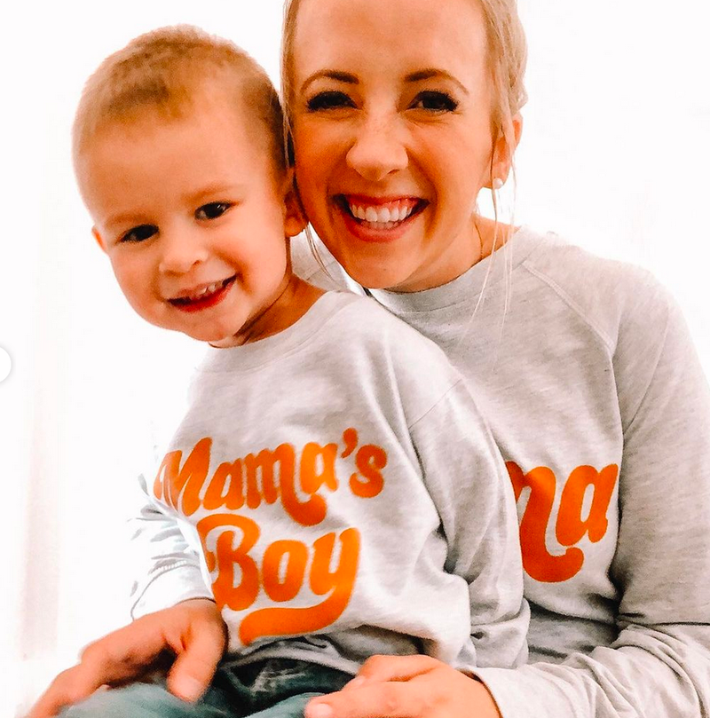 Mama's Boy (Retro) - Child Sweater