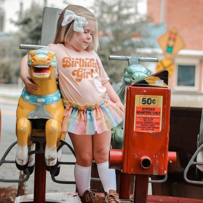 Birthday Girl (Retro) - Child Tee