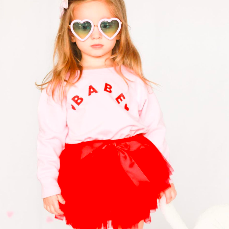 Babe (Two Hearts)  - Child Sweater