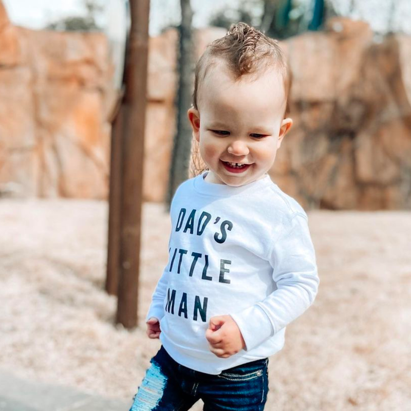Dad's Little Man - Child Sweater
