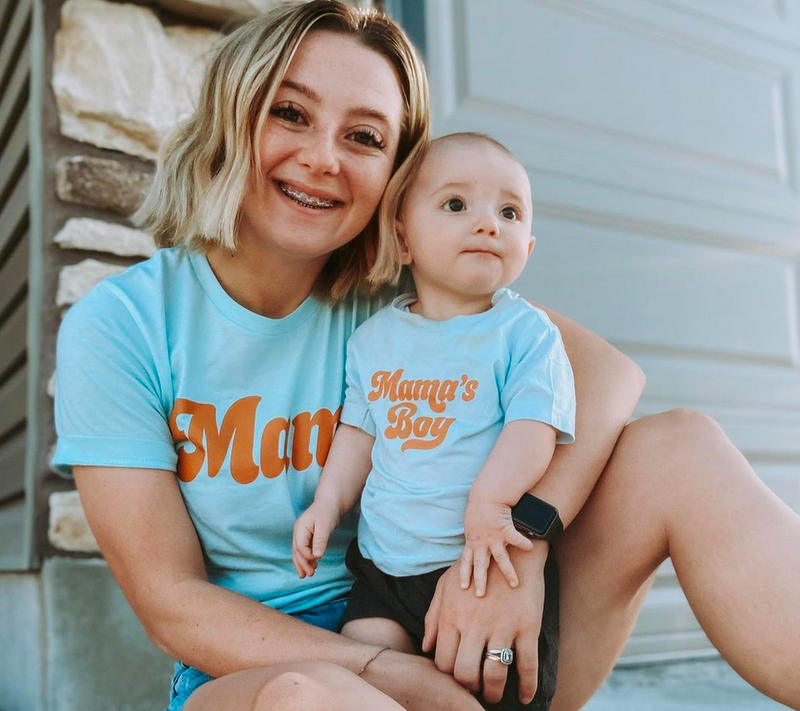 Retro Mama + Mama's Boy - Set of 2 Shirts