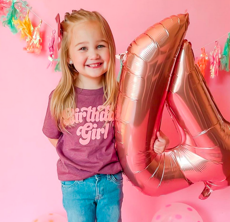 Birthday Girl (Retro) - Child Tee