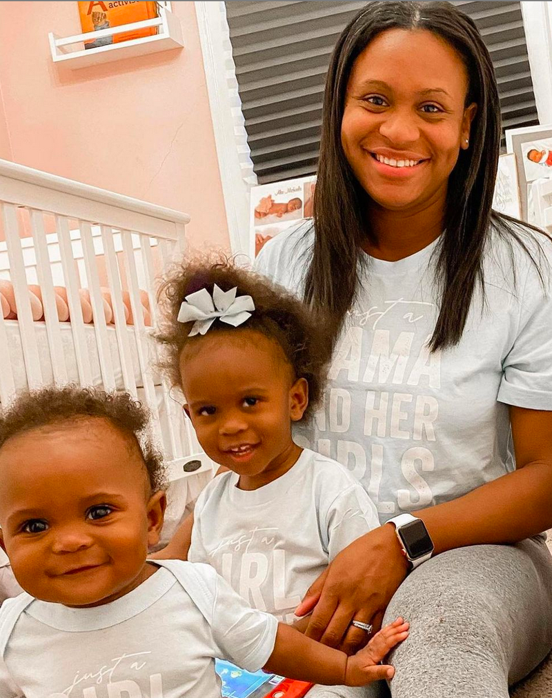 Just a Mama and Her Girls - Set of 3 Shirts
