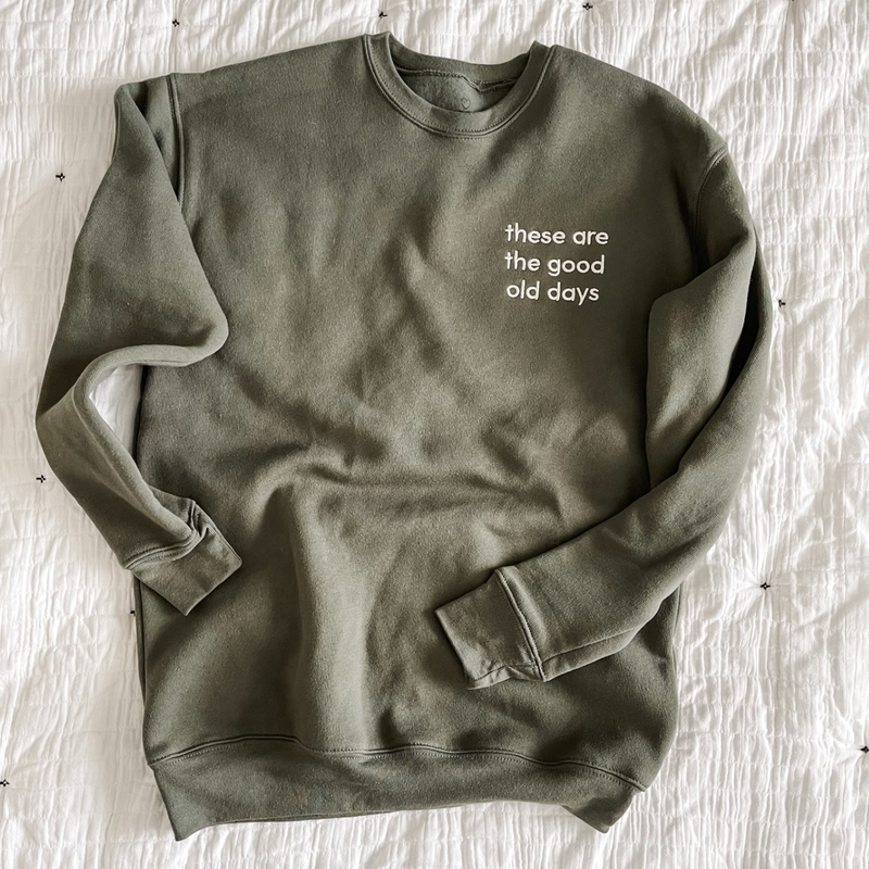 These Are The Good Old Days - Limited Edition LMSS® Embroidered SUPER-SOFT Fleece