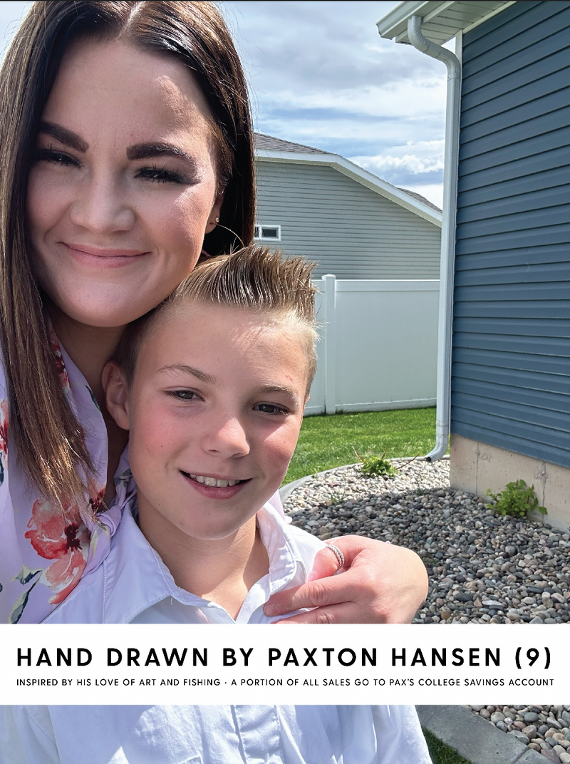 Brook Trout - Gray w/ White - Snapback Hat