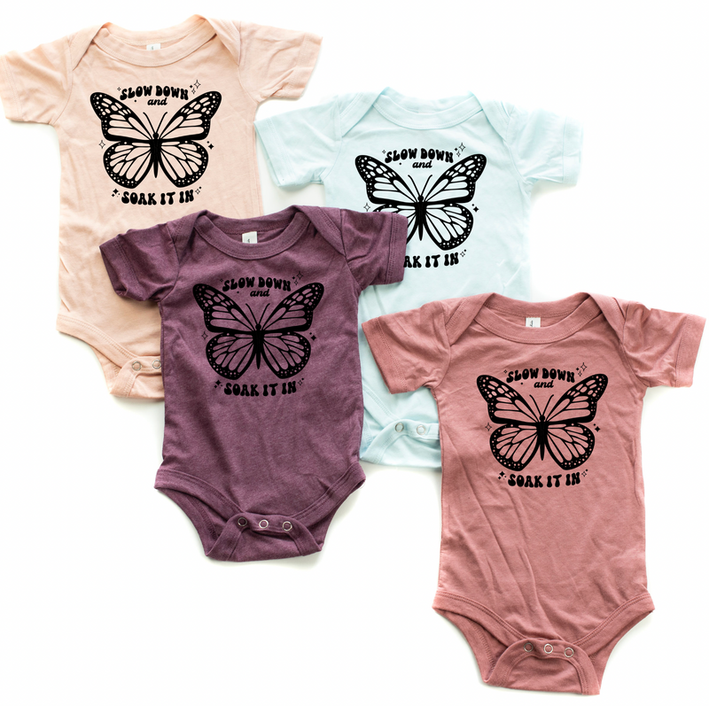 Slow Down and Soak It In - Short Sleeve Child Tee