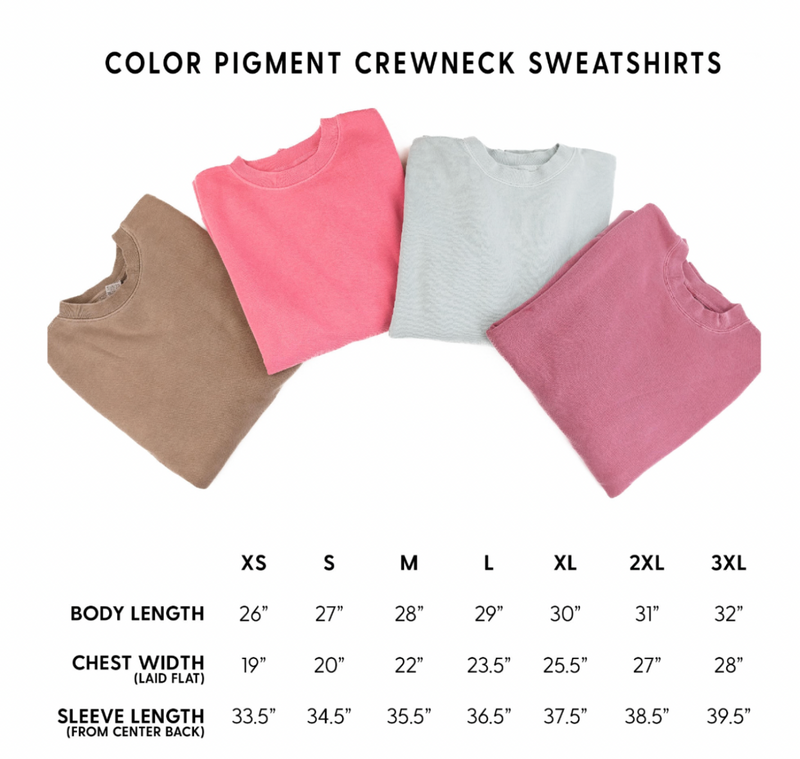 Embroidered PIGMENT Crewneck - Mama of An Angel - Add Your Custom Name - Tone on Tone Thread