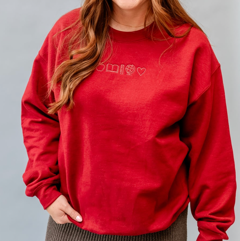 Embroidered BASIC Fleece - 5 School Things