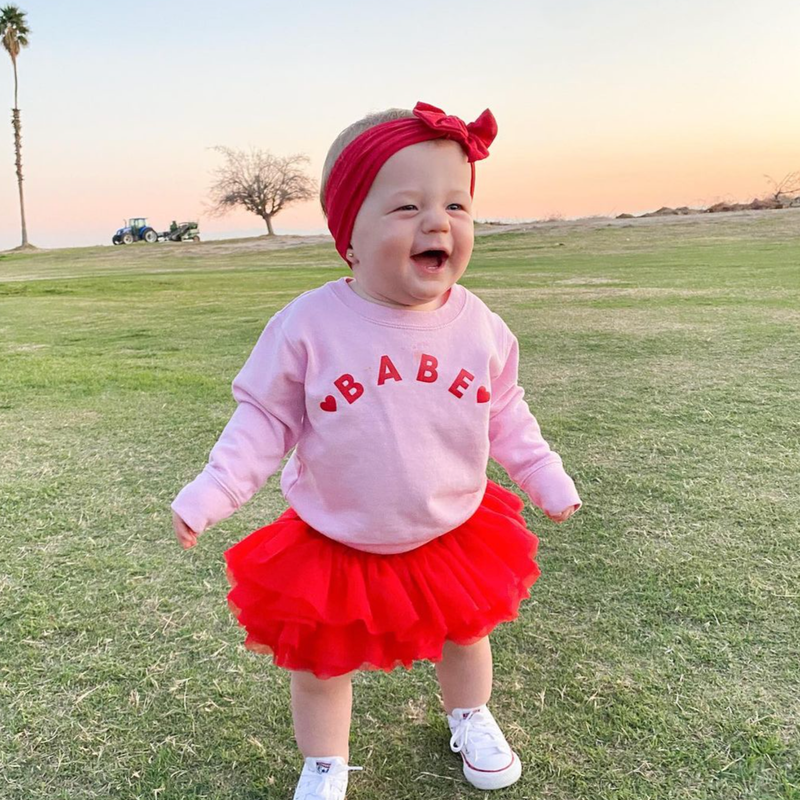 Babe (Two Hearts)  - Child Sweater