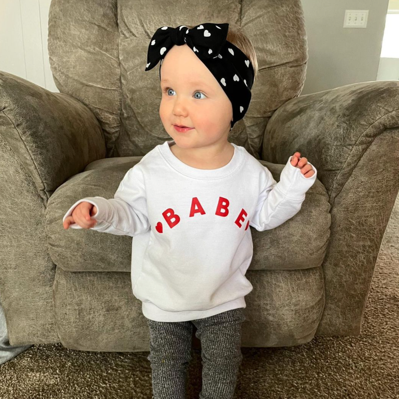 Babe (Two Hearts)  - Child Sweater