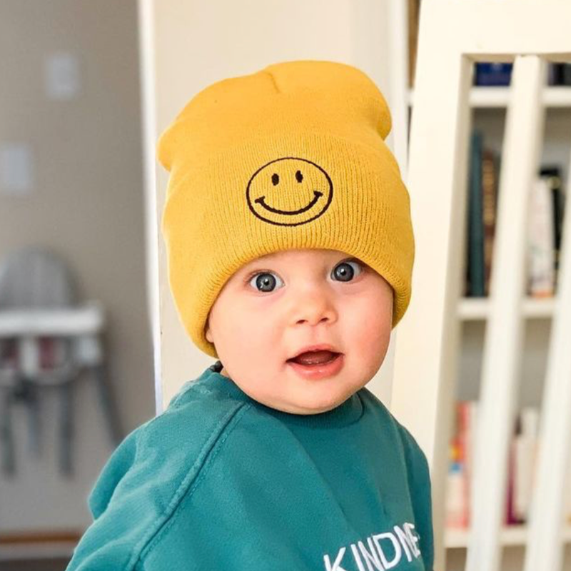 Smiley Face - Child Beanie