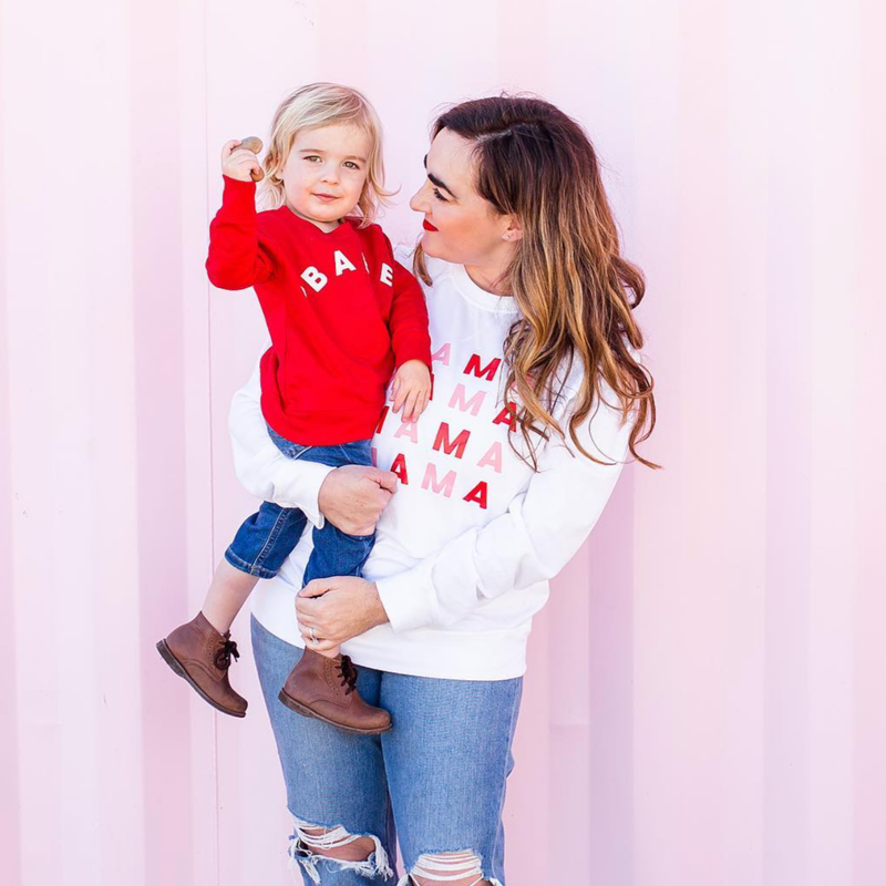 Babe (Two Hearts)  - Child Sweater