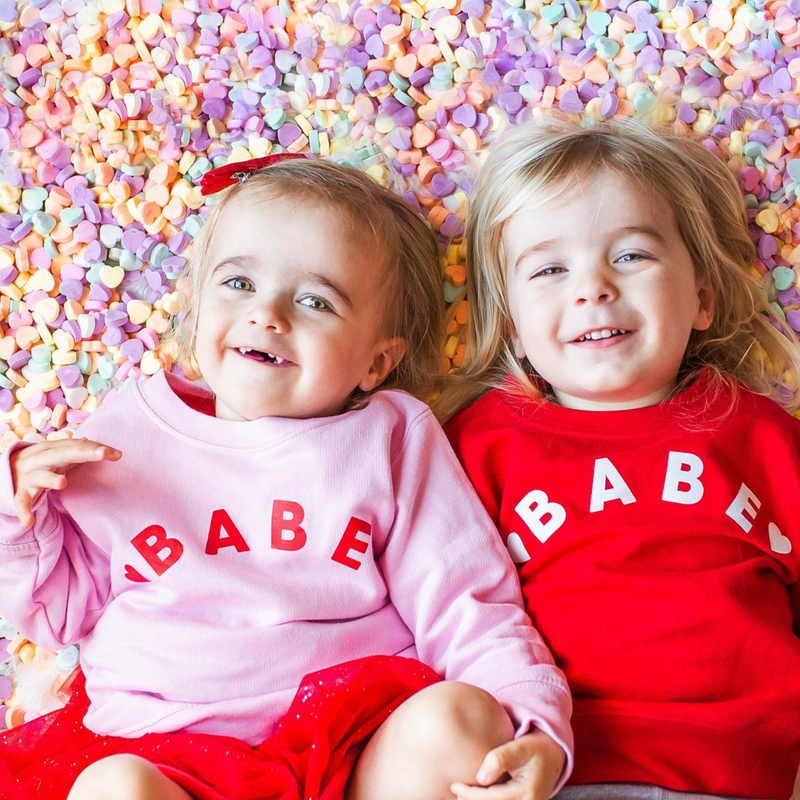 Babe (Two Hearts)  - Child Sweater