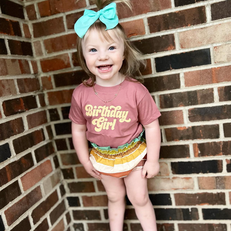 Birthday Girl (Retro) - Child Tee