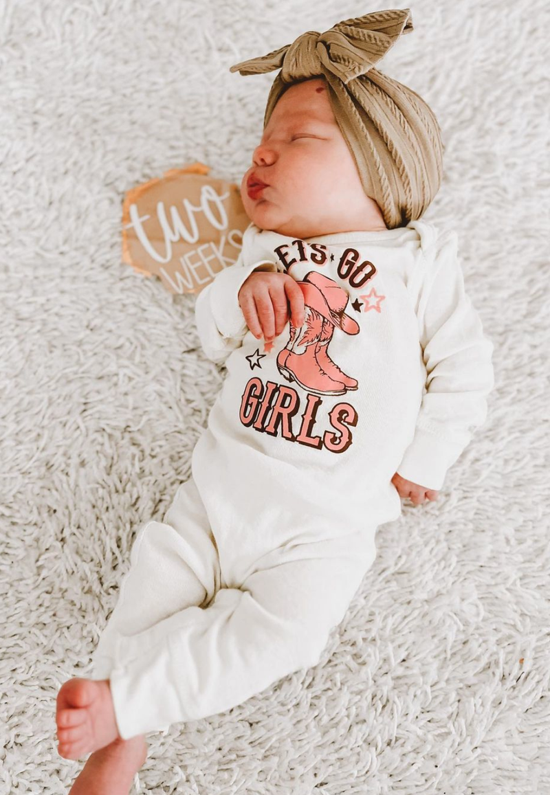 Let's Go Girls - (Cowgirl) - Baby Sleeper
