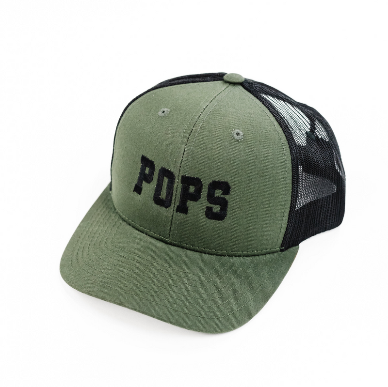 Father's Day Hat - Multiple Name & Color Options - Snapback Hat w/ Black Thread