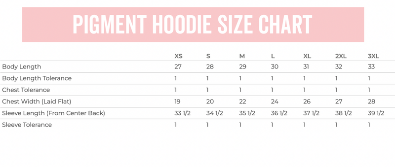 Embroidered PIGMENT HOODIE - Tone on Tone - These Are The Good Old Days