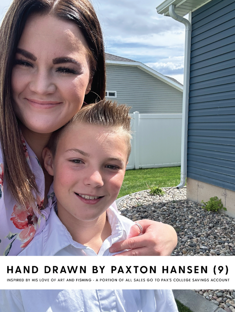 Bass And Bluegill Chart (Hand Drawn) -  Long Sleeve Comfort Colors Tee