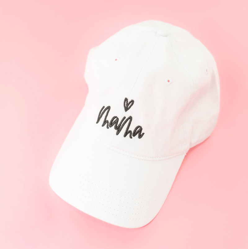Mama (Heart Above) - Adult Baseball Cap