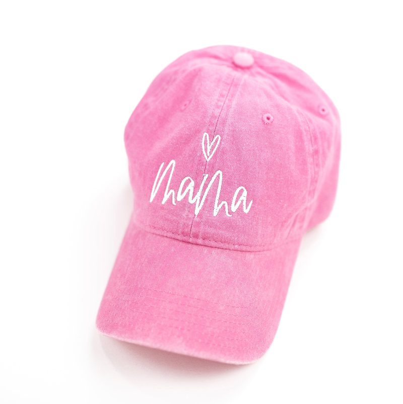 Mama (Heart Above) - Adult Baseball Cap