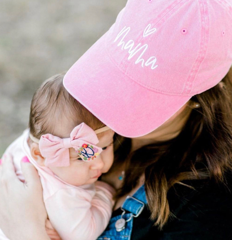 Mama (Heart Above) - Adult Baseball Cap