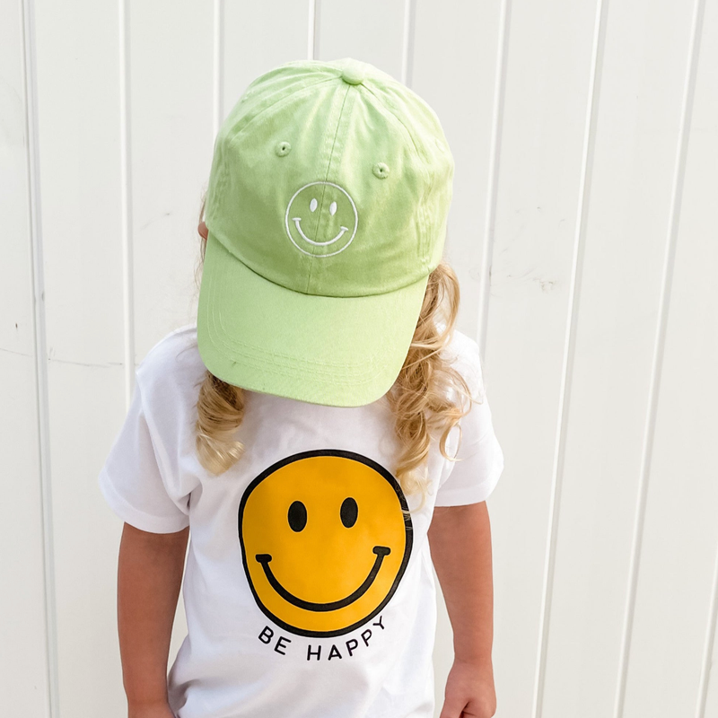 Smiley Face - Child Baseball Cap