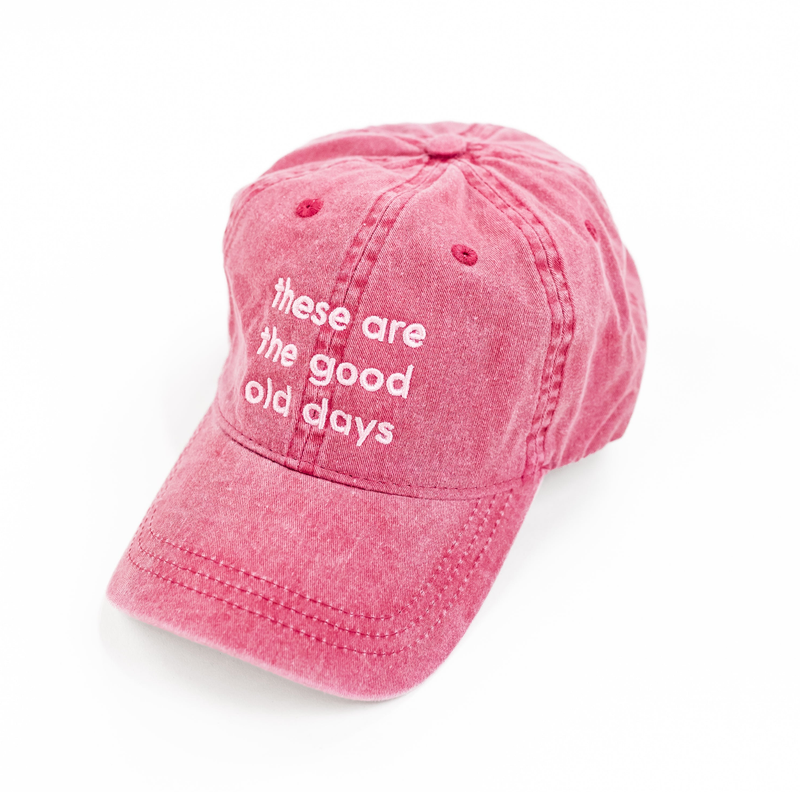 These Are The Good Old Days - Adult Baseball Cap