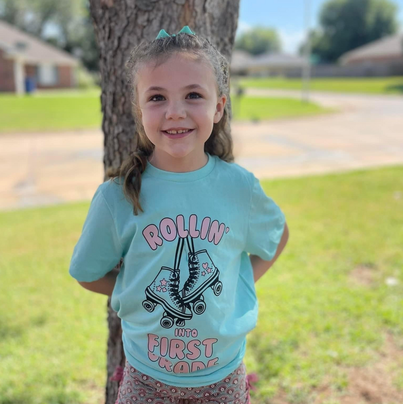 Rollerskates - Rollin' Into (Choose Your Grade) - Child Tee