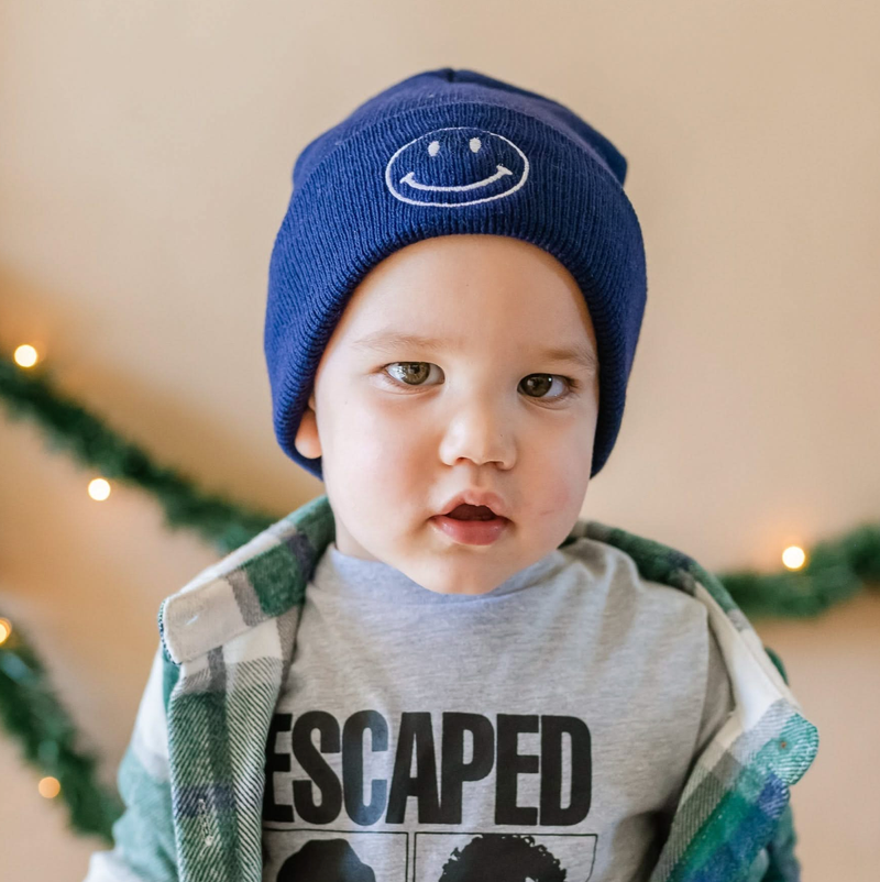 Smiley Face - Child Beanie
