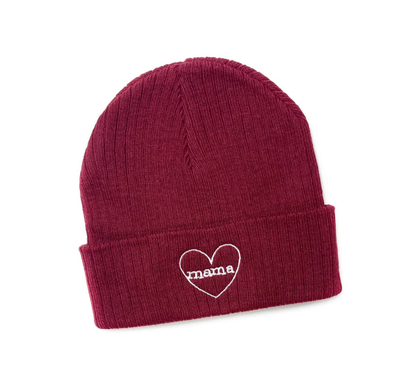 Mama (Heart Around) - Adult Beanie