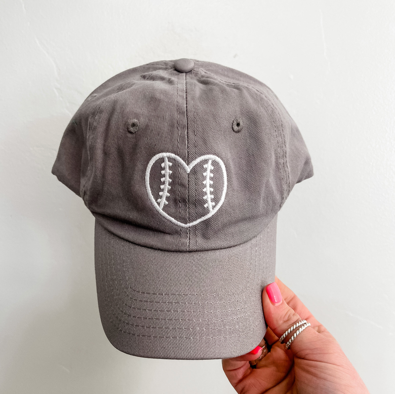 Outline Heart Baseball - Child Baseball Cap