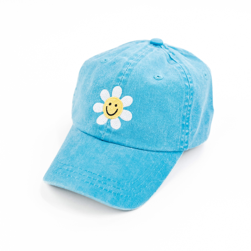 Flower Pedals Smiley - Child Baseball Cap