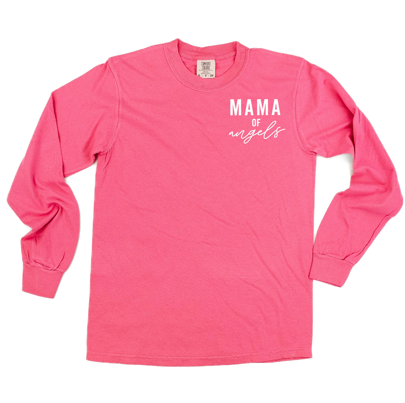 Mama/Mom of Angel(s) - Long Sleeve Comfort Colors Tee