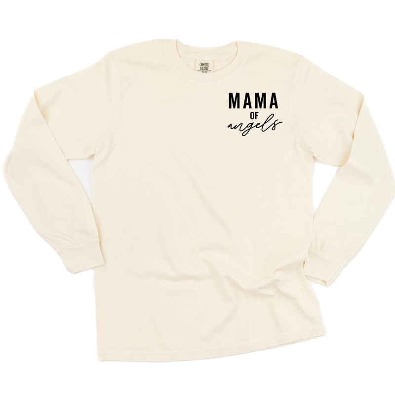 Mama/Mom of Angel(s) - Long Sleeve Comfort Colors Tee
