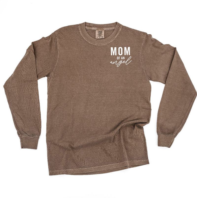 Mama/Mom of Angel(s) - Long Sleeve Comfort Colors Tee