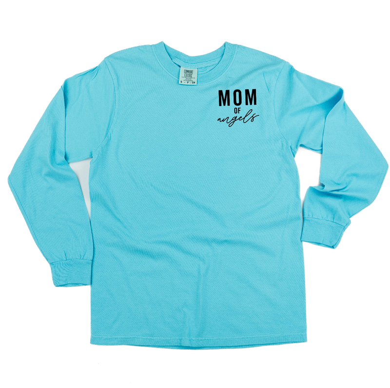 Mama/Mom of Angel(s) - Long Sleeve Comfort Colors Tee
