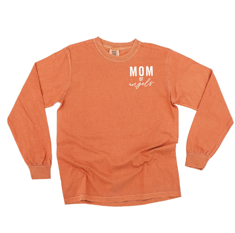 Mama/Mom of Angel(s) - Long Sleeve Comfort Colors Tee