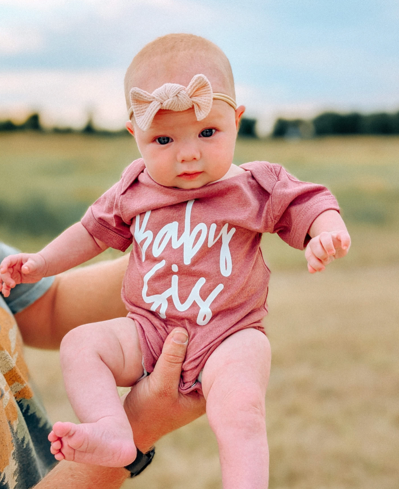 Baby Sis (Cursive) - Child Tee