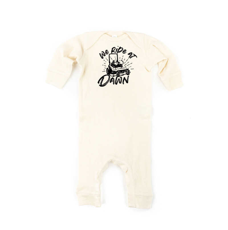 We Ride at Dawn - (Choose Your Mower) - Baby Sleeper
