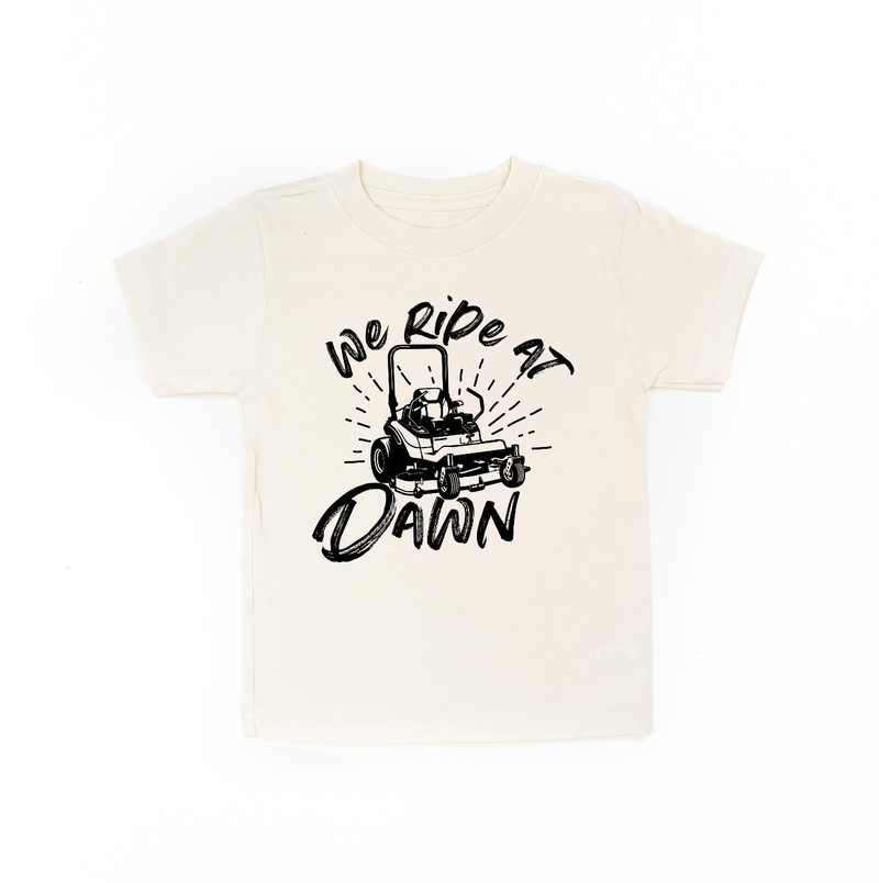 We Ride at Dawn - (Choose Your Mower) - Child Tee