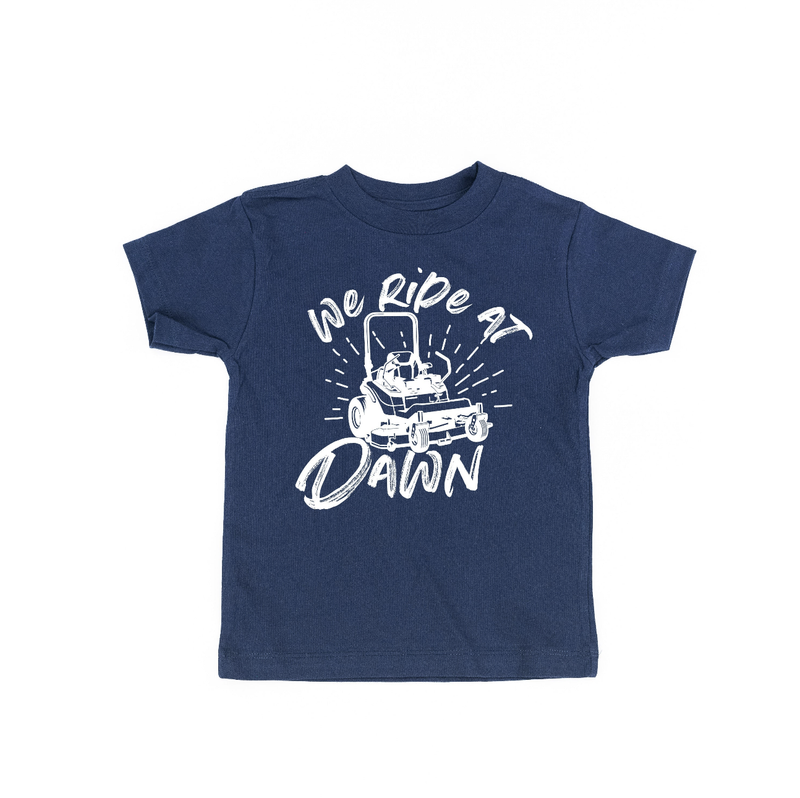We Ride at Dawn - (Choose Your Mower) - Child Tee