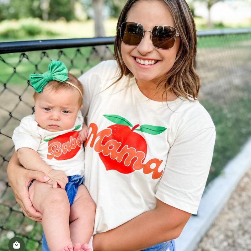 Mama/Babe Fruit - (Choose Your Fruit) - Set of 2 Matching Tees