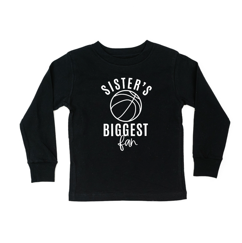 Sister's Biggest Fan - (Choose your Sport) - Child Long Sleeve Tee