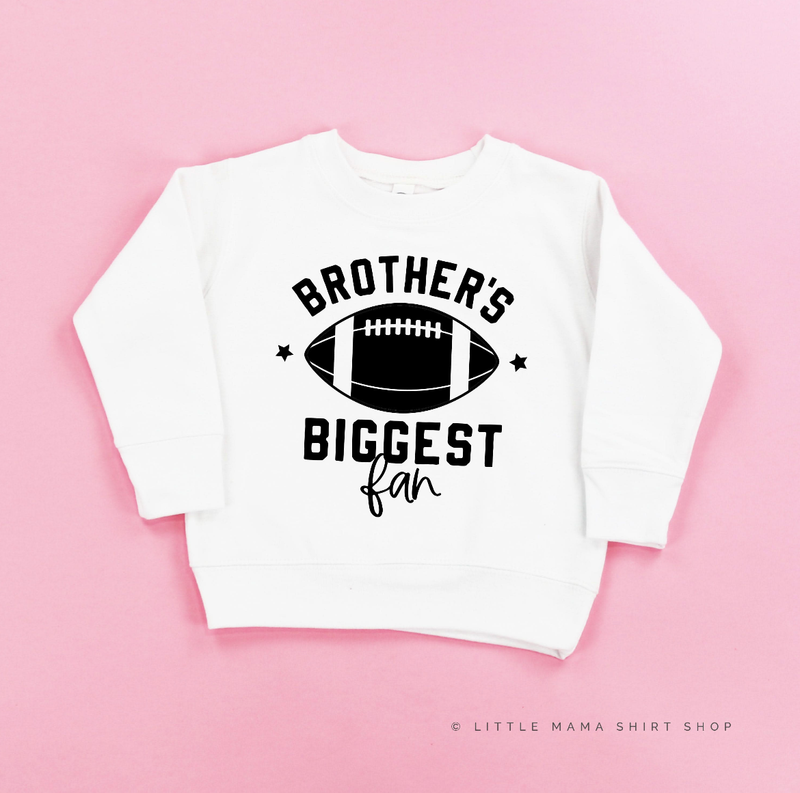 Brother's Biggest Fan - (Choose your Sport) - Child Sweater