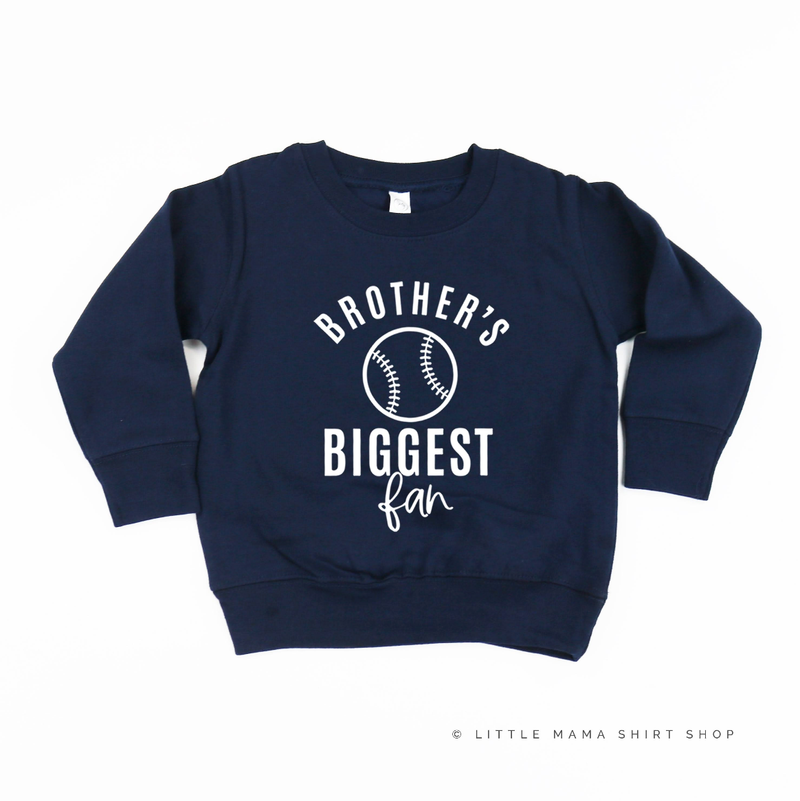 Brother's Biggest Fan - (Choose your Sport) - Child Sweater