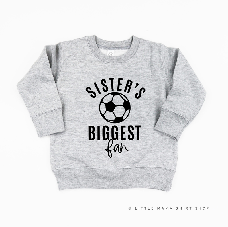 Sister's Biggest Fan - (Choose your Sport) - Child Sweater