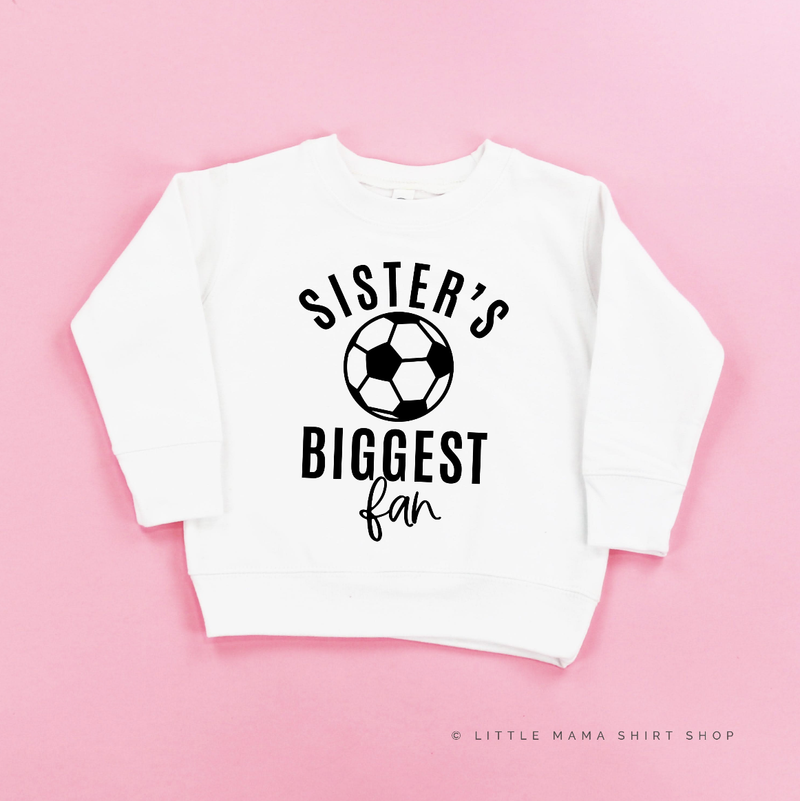 Sister's Biggest Fan - (Choose your Sport) - Child Sweater