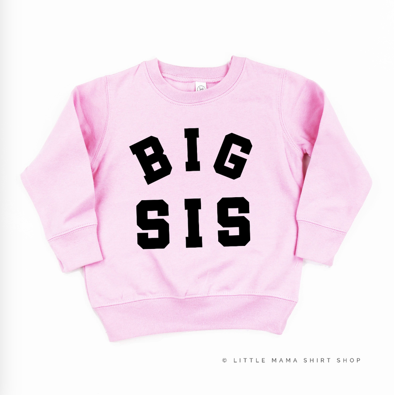 Varsity 'Sis' Sibling Tees - (Choose Your Role) - Child Sweater